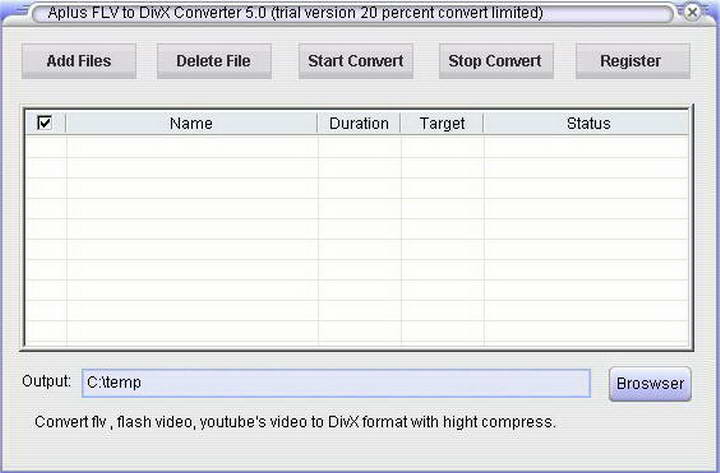 Aplus FLV Converter