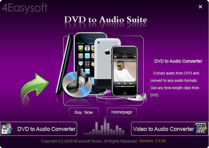 4Easysoft DVD to Audio Suite