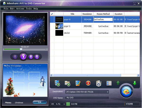 Joboshare AVI to DVD Converter