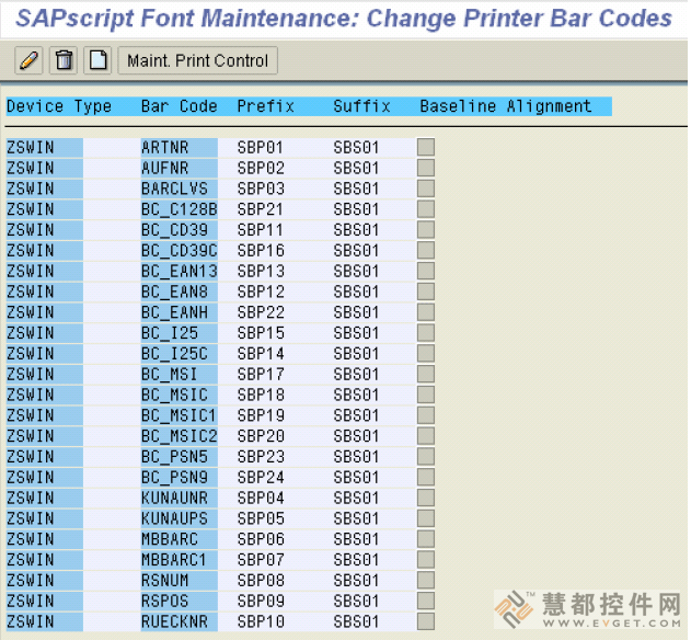 TBarCode/SAPwin