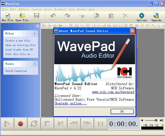 WavePad Audio Editing Software