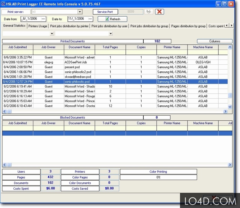 HSLAB Print Logger SOHO