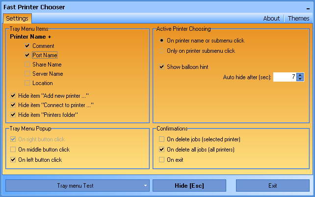 ALSoft Fast Printer Chooser