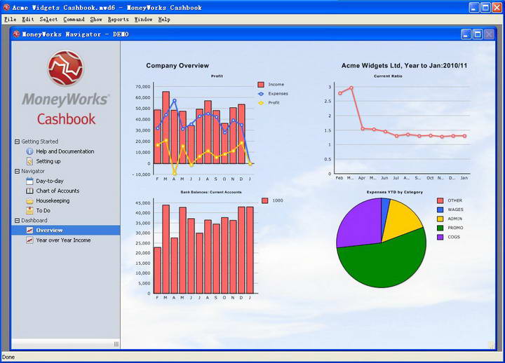 MoneyWorks Cashbook