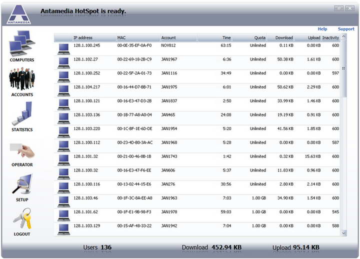 Antamedia HotSpot Software