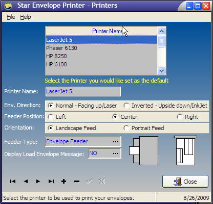 Star Envelope Printer Pro NE