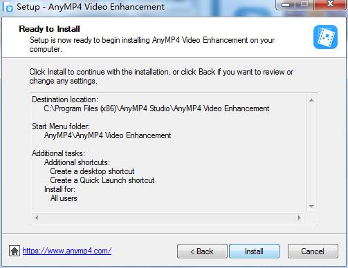 AnyMP4 Video Enhancement