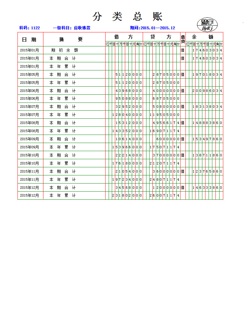 慧宇小企业财务软件