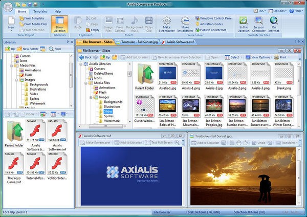 Axialis Screensaver Producer