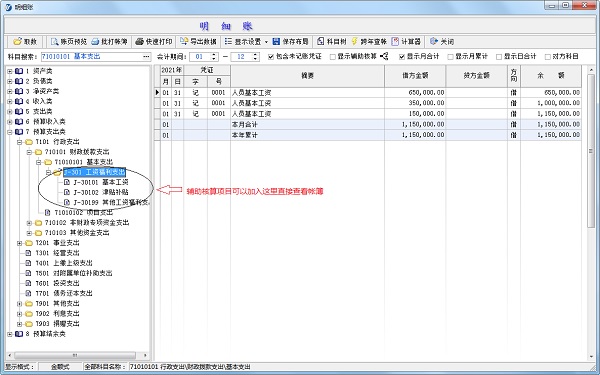 易用账务处理系统(政府会计版)