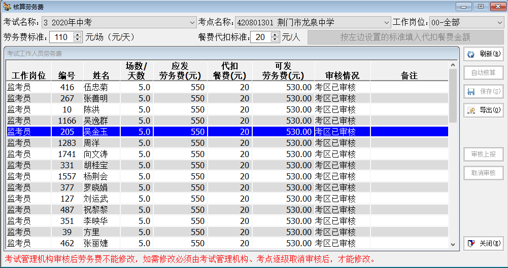 考试工作人员管理系统