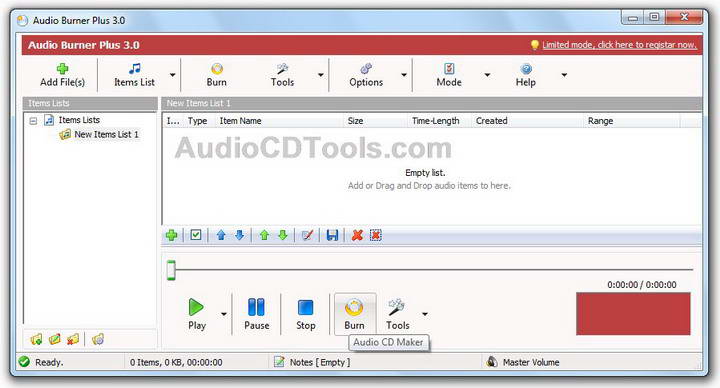 Audio Burner Plus