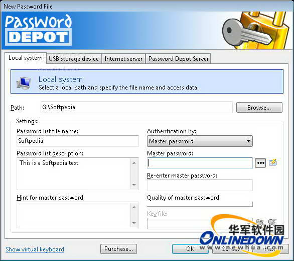 Portable Password Depot