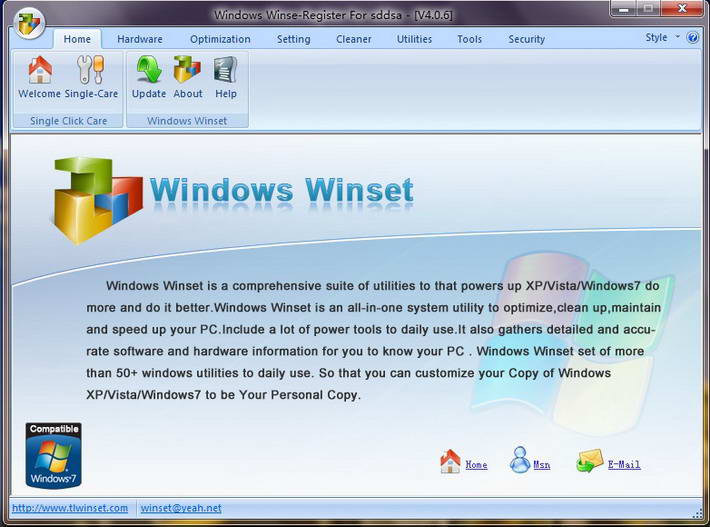 Windows Winset