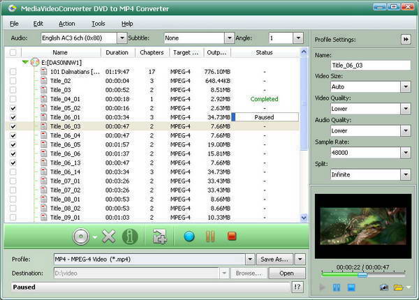 MediaVideoConverter DVD to MP4 Converter