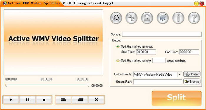 Active WMV Video Splitter