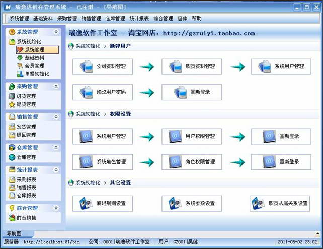 瑞逸进销存管理网络版