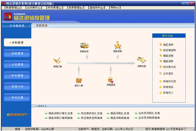 轲达进销存管理