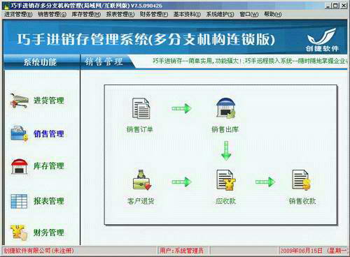 巧手进销存多分支机构管理(局域网/互联网版)