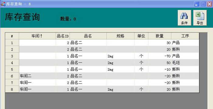 满天星加工工序管理