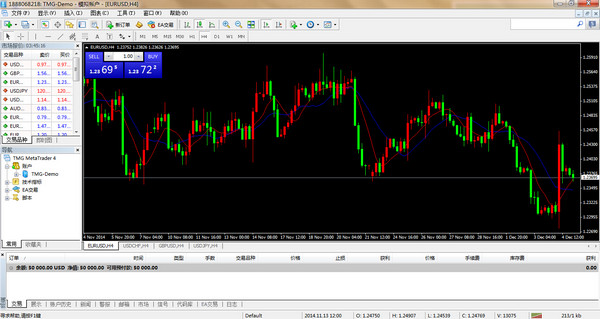 黄金外汇交易软件TMG MetaTrader 4