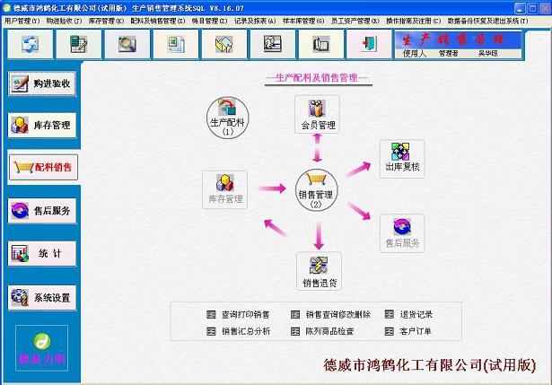 德易力明生产销售管理系统