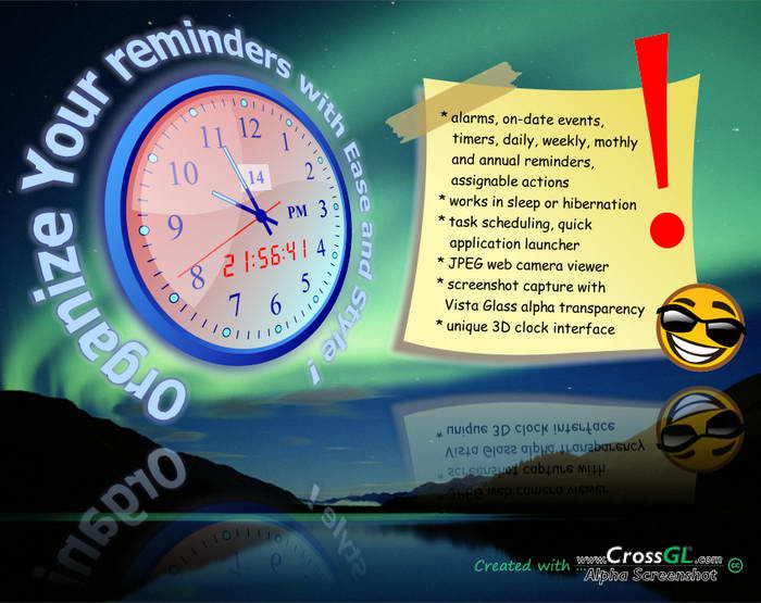 CrossGL Reminder Clock