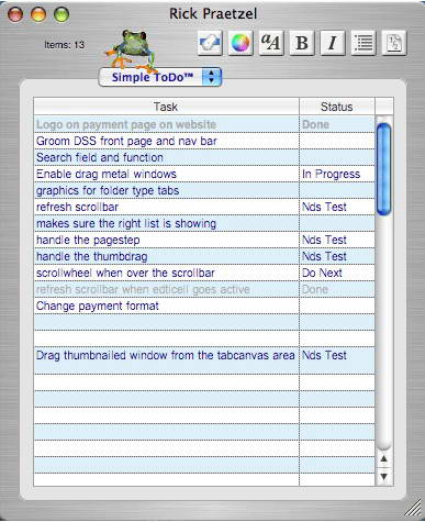 Simple ToDo for MAC