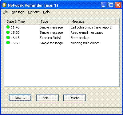 Network Reminder