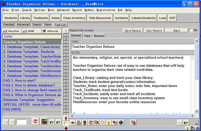 Teacher Organizer Deluxe