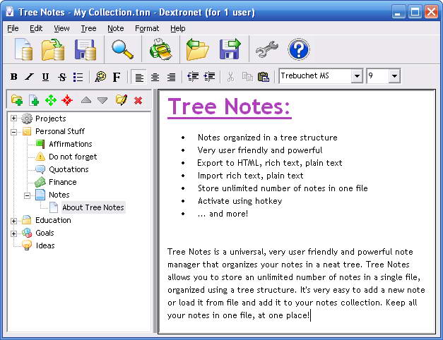 Tree Notes