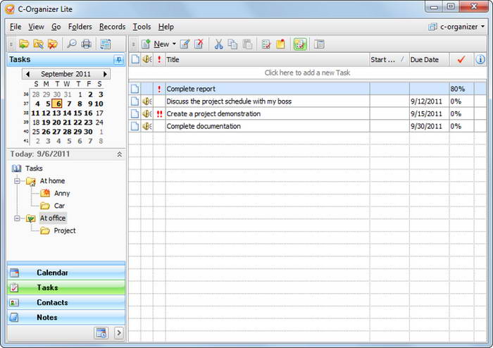 C-Organizer Lite