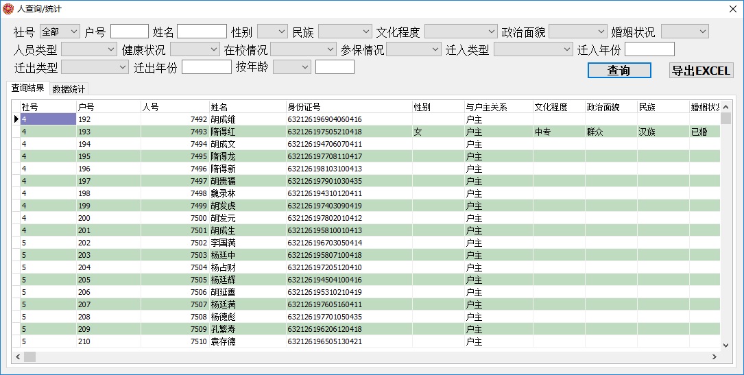 村级社区信息管理系统