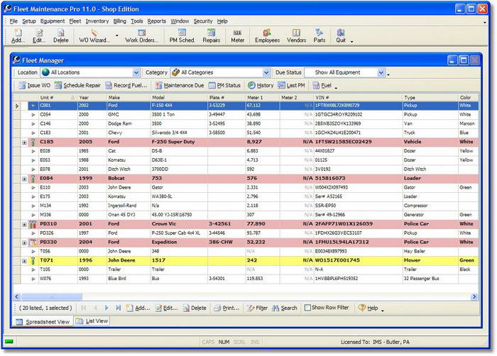 Fleet Maintenance Pro Standard