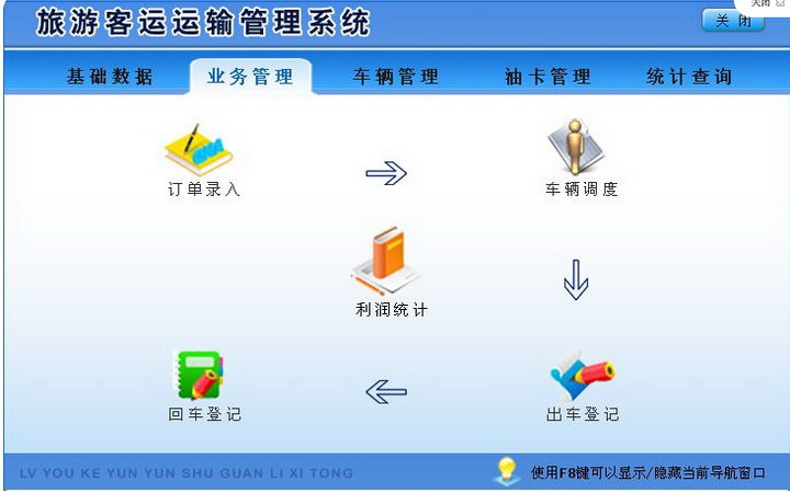 宏达旅游客运运输管理系统 绿色版
