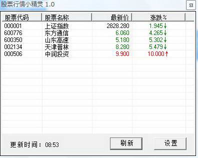 股票行情小精灵