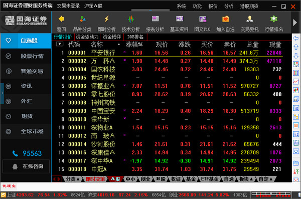 国海证券理财服务终端