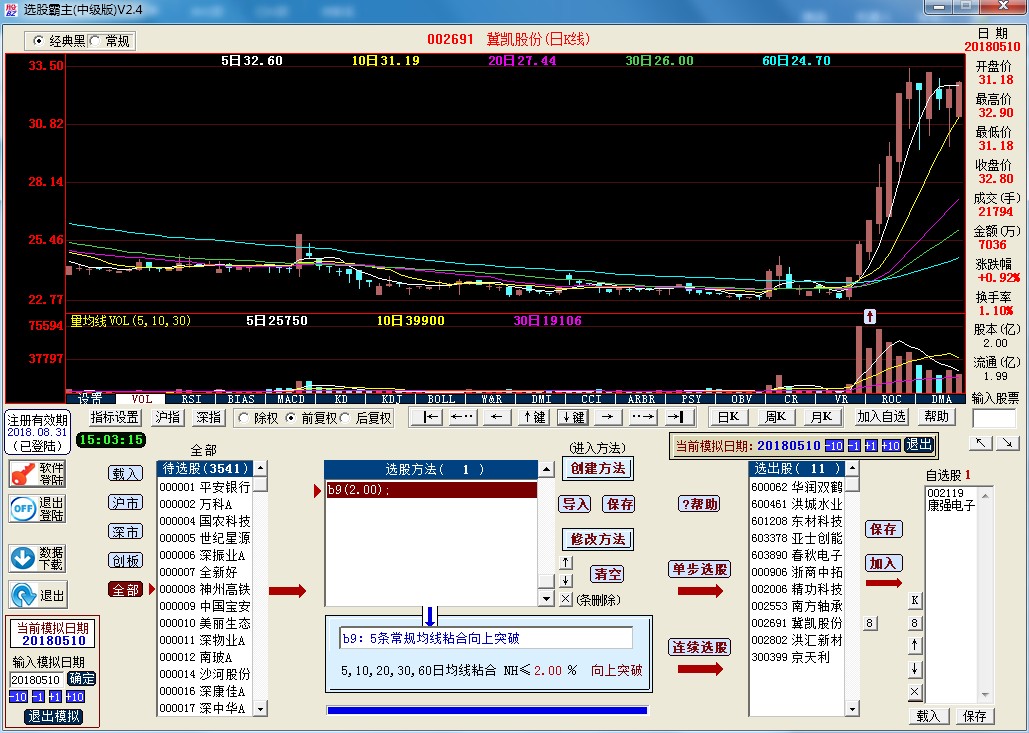 选股霸主 build 2018.5.23
