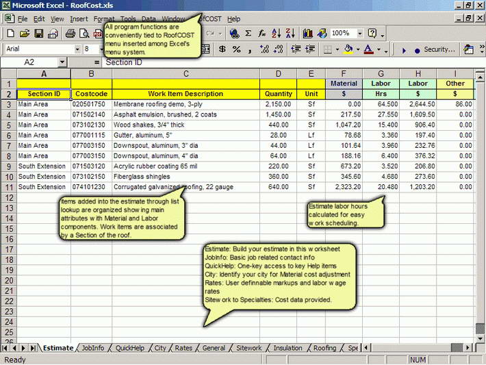 FloorCOST Estimator for Excel