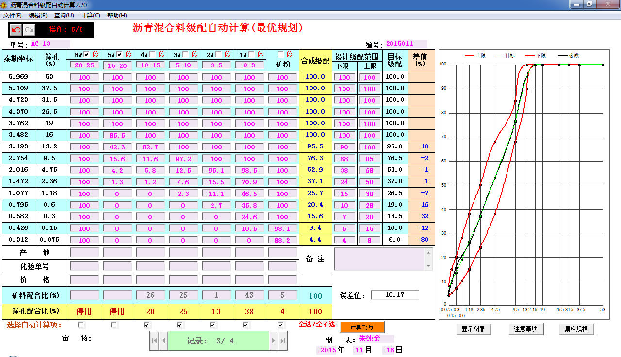 沥青混凝土级配专家