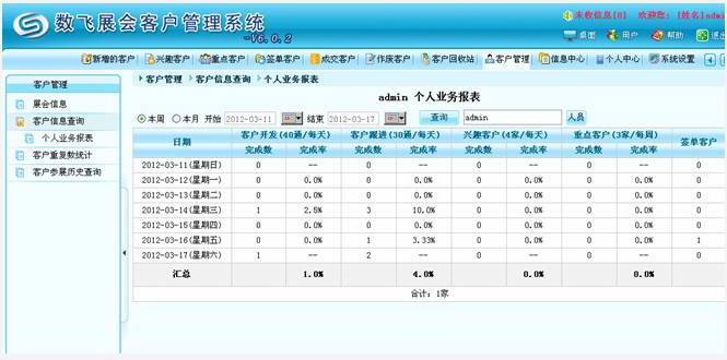 数飞展会客户管理系统