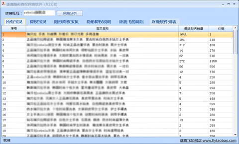 逐鹿淘宝隐形降权探测软件