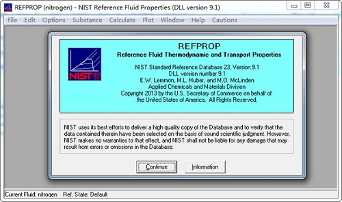 REFPROP(制冷剂物性查询软件)