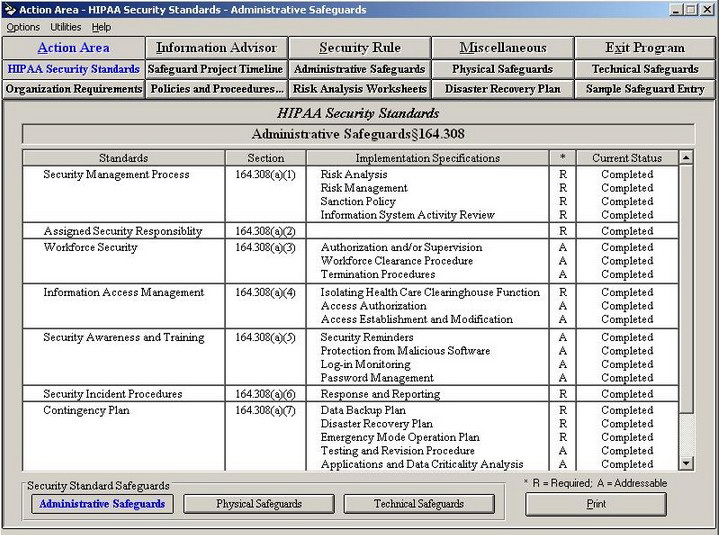 HIPAA Security Rule Assistant