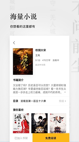 点阅小说免费版app