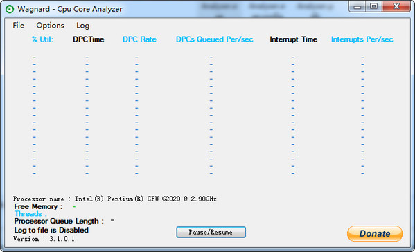 CPU Core Analyser(CPU内核分析工具)