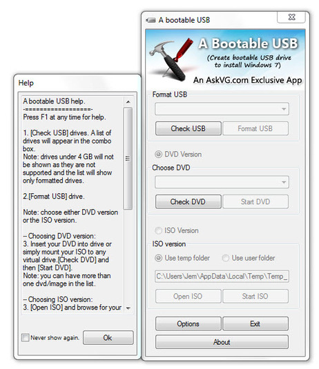 A Bootable USB