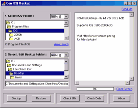 Cen ICQ Backup