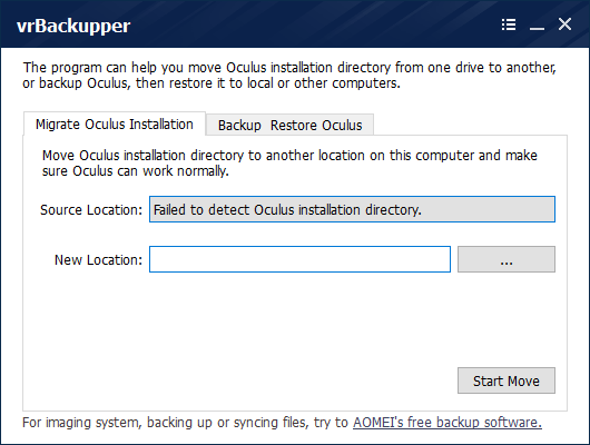 VrBackupper(Oculus Rift备份工具)