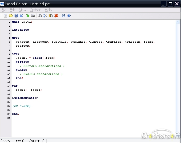Pascal Editor